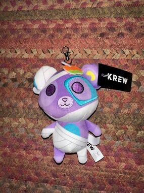 NWT KREW MUMMY TEDDY KITTY KEYCHAIN HALLOWEEN